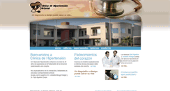 Desktop Screenshot of clinicadehipertension.com