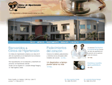 Tablet Screenshot of clinicadehipertension.com